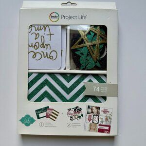 Scrapbooking Project Life Heidi Swapp Glitter Pocket Cards Embellishment